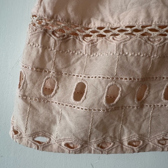 Dip Embroidered Crop Top Coastal Cottagecore Women’s Size Small - Picture 4 of 9